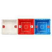 Kutija za ugradnju u utičnicu Bijela 86 tipa Zidna jednostruka razvodna kutija Prekidač Zaštitna kutija Baza prekidača