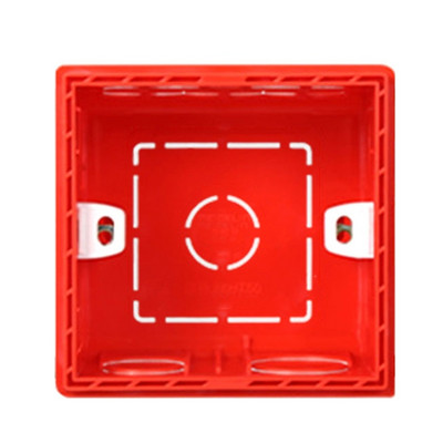 Kutija za ugradnju u utičnicu Bijela 86 tipa Zidna jednostruka razvodna kutija Prekidač Zaštitna kutija Baza prekidača