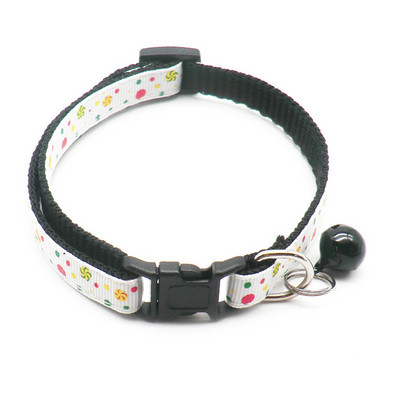 Jauna Ziemassvētku brīvdienu kaķa kaklasiksna ar regulējamu kakla siksnu kucēnu kaķēnu čivavas kaklasiksnas ar zvaniņu skaņas mājdzīvniekiem kaklarotas piederumi