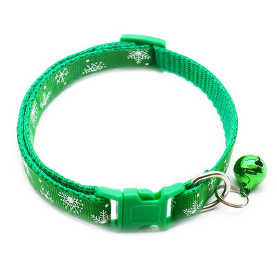 Jauna Ziemassvētku brīvdienu kaķa kaklasiksna ar regulējamu kakla siksnu kucēnu kaķēnu čivavas kaklasiksnas ar zvaniņu skaņas mājdzīvniekiem kaklarotas piederumi