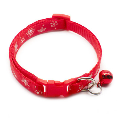 Jauna Ziemassvētku brīvdienu kaķa kaklasiksna ar regulējamu kakla siksnu kucēnu kaķēnu čivavas kaklasiksnas ar zvaniņu skaņas mājdzīvniekiem kaklarotas piederumi