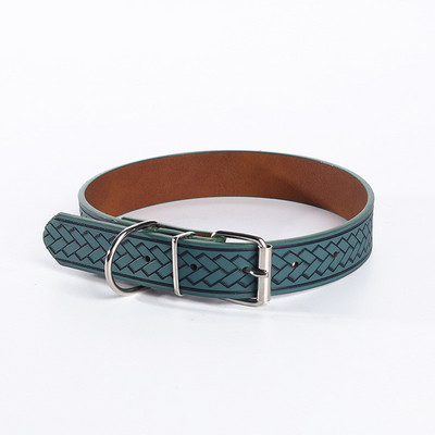 Vruća ogrlica za kućne ljubimce, mekana i udobna ogrlica za pse s printom Pu kože, prikladna za dodatke za srednje male i velike pse