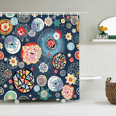 Crtani alpaka mačka slon zavjese za tuširanje za djecu Vodootporna poliesterska tkanina Kompleti kupaonskih dodataka Dekoracija paravana za kadu