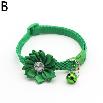 Mājdzīvnieku kakla siksna, mājdzīvnieku piederumi, mājdzīvnieku aksesuāri, zvana kucēna kakla siksna, suņu siksna, regulējama sprādze, burvīga kaklasiksna, dzīvnieku aksesuāri