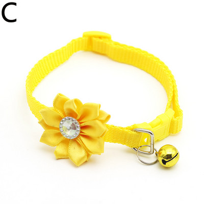 Mājdzīvnieku kakla siksna, mājdzīvnieku piederumi, mājdzīvnieku aksesuāri, zvana kucēna kakla siksna, suņu siksna, regulējama sprādze, burvīga kaklasiksna, dzīvnieku aksesuāri