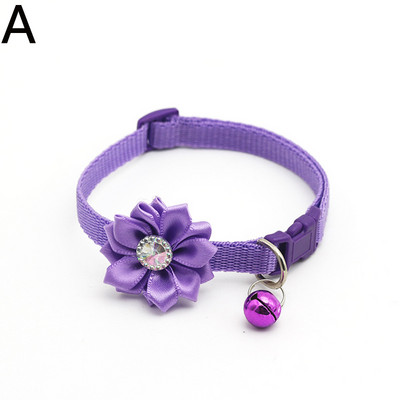 Mājdzīvnieku kakla siksna, mājdzīvnieku piederumi, mājdzīvnieku aksesuāri, zvana kucēna kakla siksna, suņu siksna, regulējama sprādze, burvīga kaklasiksna, dzīvnieku aksesuāri