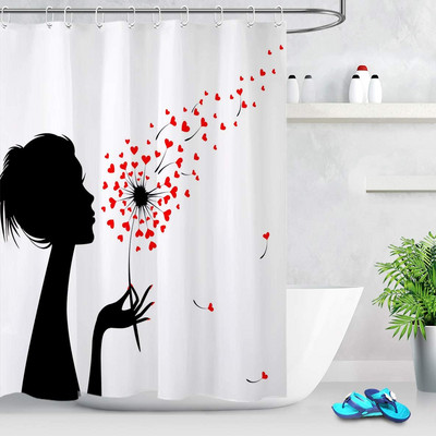 Glazbena zavjesa za tuš u boji Glazbeni instrumenti Note Ritam Pjesma Vodootporne kupaonske viseće pregradne platnene zavjese s kukom