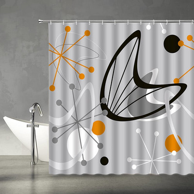 Glazbena zavjesa za tuš u boji Glazbeni instrumenti Note Ritam Pjesma Vodootporne kupaonske viseće pregradne platnene zavjese s kukom