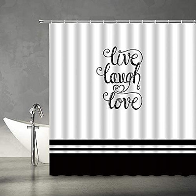 Glazbena zavjesa za tuš u boji Glazbeni instrumenti Note Ritam Pjesma Vodootporne kupaonske viseće pregradne platnene zavjese s kukom