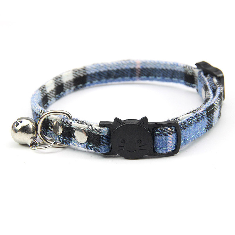 Personalizirane ogrlice s kopčom za mačke za pse Lagano ružičasto Izdržljiva ogrlica za mačke za kućne ljubimce Pamučna meka ogrlica za mačke Dodaci za povodac