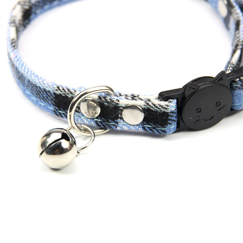 Personalizirane ogrlice s kopčom za mačke za pse Lagano ružičasto Izdržljiva ogrlica za mačke za kućne ljubimce Pamučna meka ogrlica za mačke Dodaci za povodac