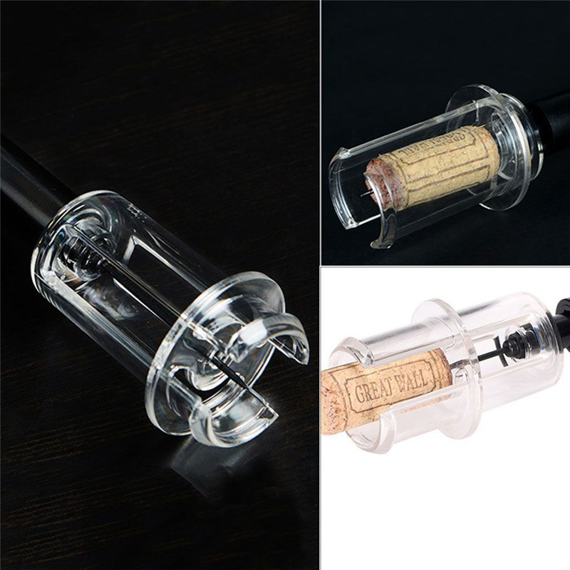 Aukščiausios kokybės raudonojo vyno atidarytuvo oro slėgis nerūdijančio plieno kaiščio tipo butelių siurbliai kamščiatraukis kamščiatraukis, skirtas virtuvės baro įtaisams