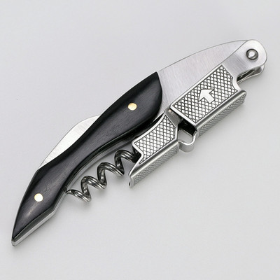 Padavėjai kamščiatraukis, profesionalus „viskas viename“ vyno atidarytuvas, butelių alaus kamštelių atidarytuvas su folijos pjaustytuvu. Mėgstamas someljė pasirinkimas