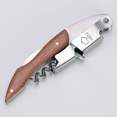 Padavėjai kamščiatraukis, profesionalus „viskas viename“ vyno atidarytuvas, butelių alaus kamštelių atidarytuvas su folijos pjaustytuvu. Mėgstamas someljė pasirinkimas