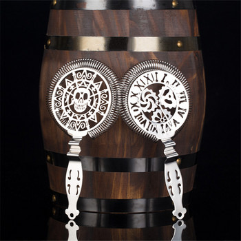 Skull and Mechanical Watch Bar Strainer Sprung Strainer Cocktail Stainless Steel Deluxe Strainer Bar Tools
