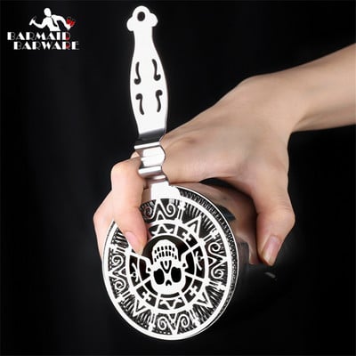 Skull and Mechanical Watch Bar Strainer Sprung Strainer Cocktail Stainless Steel Deluxe Strainer Bar Tools