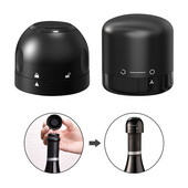 1/2/3 vnt. Vakuuminis raudonojo vyno butelio kamščio kamštis, silikoninis sandarus šampano butelio kamštis, nepralaidus nuotėkiui išsaugoti šviežio vyno kamščio juostos įrankį