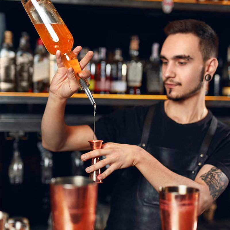 1/2/3 vnt nerūdijančio plieno gėrimų vyno kokteilių pylimo dozatorius Alkoholio kiekybinio gėrimo pilstymo prietaisas namų baro priedai