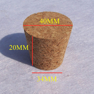 Конична стъклена запушалка за домашно варено вино Бутилка за бира Бутилка за пудинг Дъбов корк Контейнер за пудинг Дървена капачка Капачка за капаци 8-50 мм Пазител на капачки за бутилки