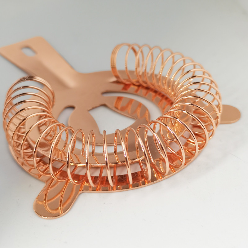 Juodas/auksinis koštuvas nerūdijančio plieno 4 spalvų strypo koštuvai Sidabriniai/rožiniai auksiniai sieteliai, kokteilių profesionalūs strypo įrankiai