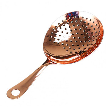 Julep Bar Strainer 304 Stainless Steel Strainer Cocktail Strainer Spoon Bar Sprung Cocktail Shaker Fast Drain Julep Strainer Bar Tools