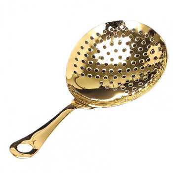 Julep Bar Strainer Цедка за коктейли от неръждаема стомана 304 Spoon Bar Sprung Cocktail Shaker Fast Drain Julep Strainer Bar Tools