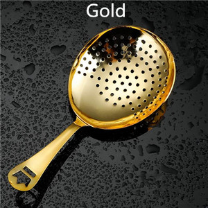 Baro kokteilių sietelis 304 nerūdijančio plieno kokteilių sietelis, puikiai tinkantis smulkaus tinklelio sulčių sietelio dalelėms pašalinti