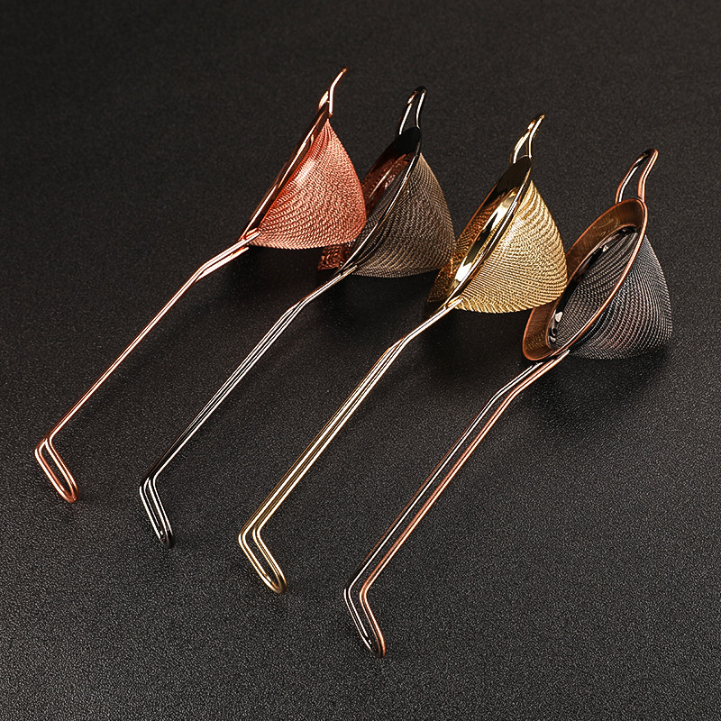 Baro kokteilių sietelis 304 nerūdijančio plieno kokteilių sietelis, puikiai tinkantis smulkaus tinklelio sulčių sietelio dalelėms pašalinti