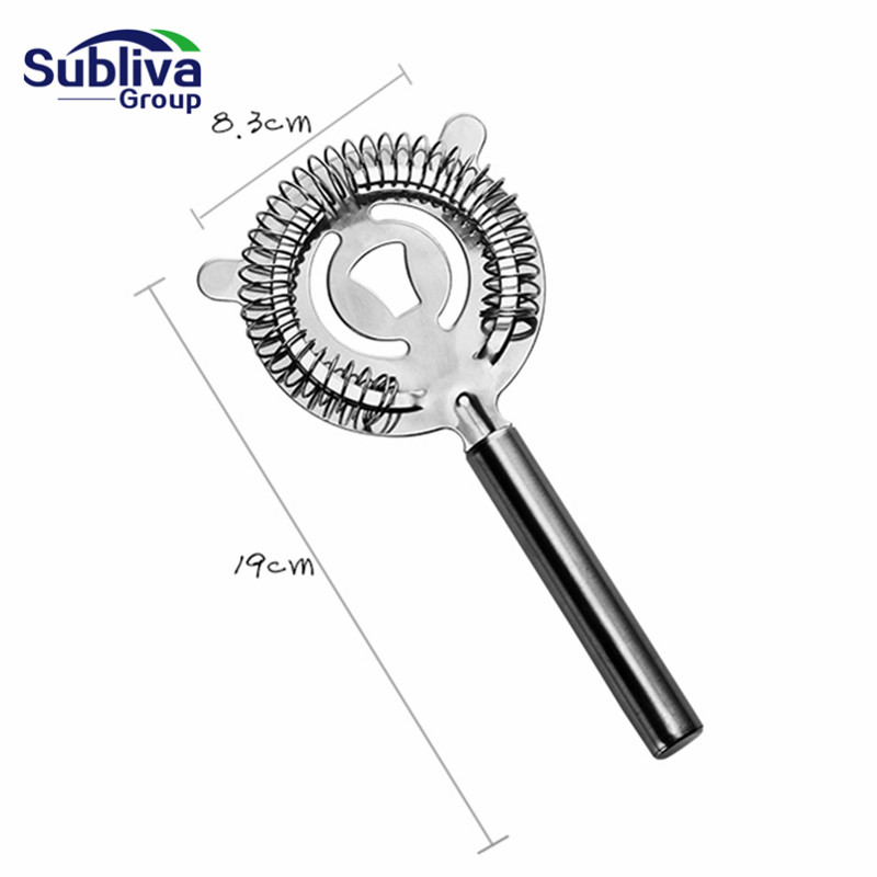 Karšta, naudinga nerūdijančio plieno kokteilių plaktuvo juosta ledo sietelis, viela, mišrių gėrimų barmeno profesionalūs įrankių juostos priedai