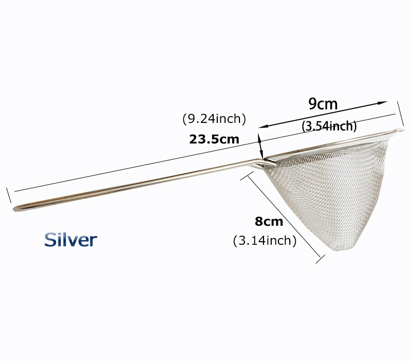 Nerūdijančio plieno kokteilių juostos sietelis Kūginis tinklelis Virtuvės priedai Barmeno baro įrankis