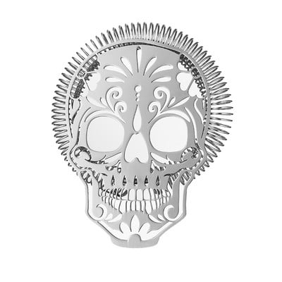 Skull Shape Bar Cocktail Strainer Hawthorne Strainer από ανοξείδωτο ατσάλι