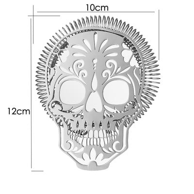 Цедка за коктейли с форма на череп Hawthorne Цедка от неръждаема стомана
