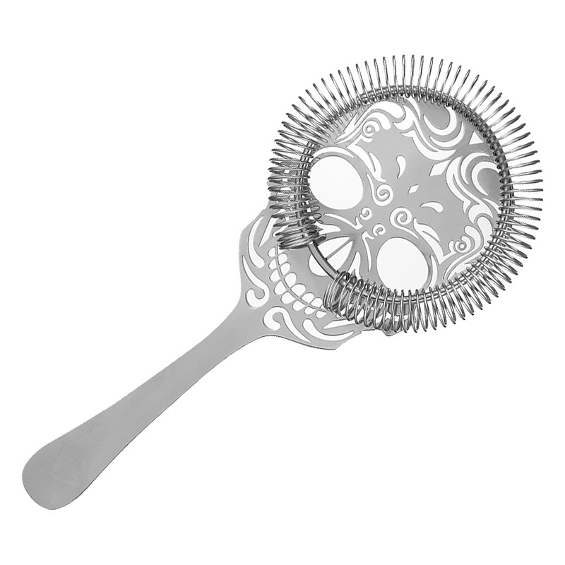 Цедка за коктейли с форма на череп Hawthorne Цедка от неръждаема стомана