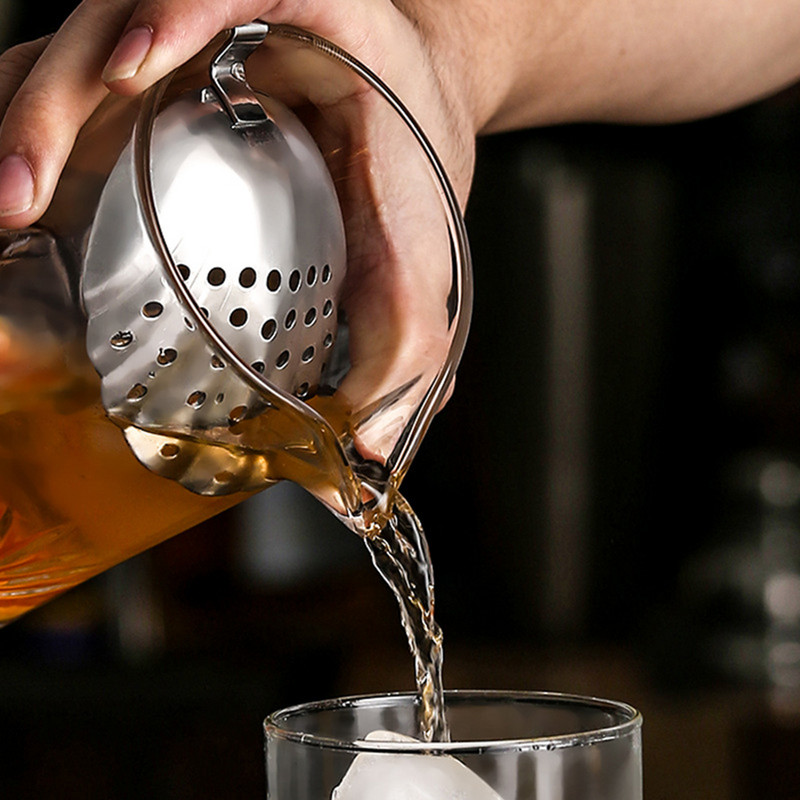 НОВО Julep Bar Strainer 304 Цедка за коктейли от неръждаема стомана Spoon Bar Sprung Cocktail Shaker Fast Drain Julep Strainer Bar Tool