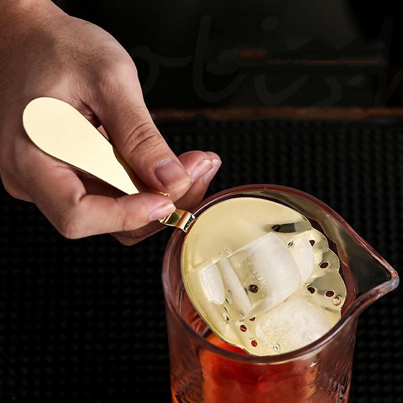 НОВО Julep Bar Strainer 304 Цедка за коктейли от неръждаема стомана Spoon Bar Sprung Cocktail Shaker Fast Drain Julep Strainer Bar Tool