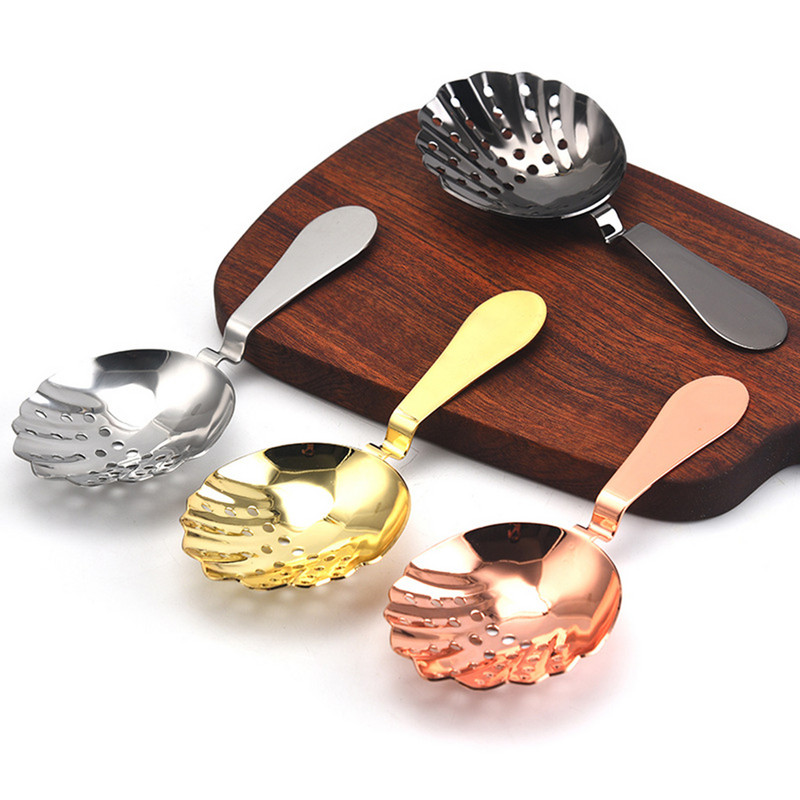 НОВО Julep Bar Strainer 304 Цедка за коктейли от неръждаема стомана Spoon Bar Sprung Cocktail Shaker Fast Drain Julep Strainer Bar Tool