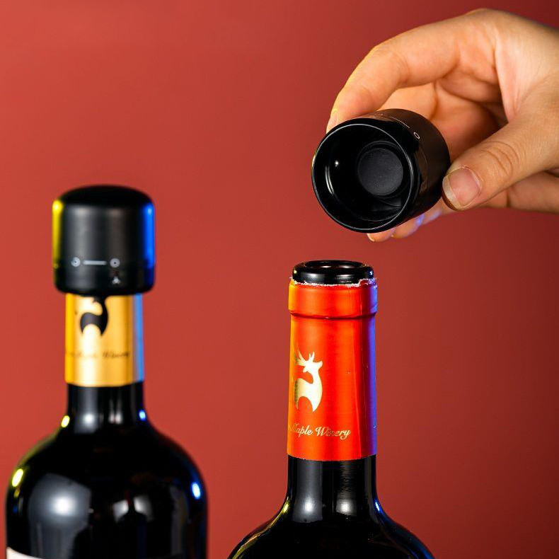 XIAOMI Dop pentru capac pentru sticla de vin roșu cu vid, dopul pentru sticla de șampanie sigilat cu silicon