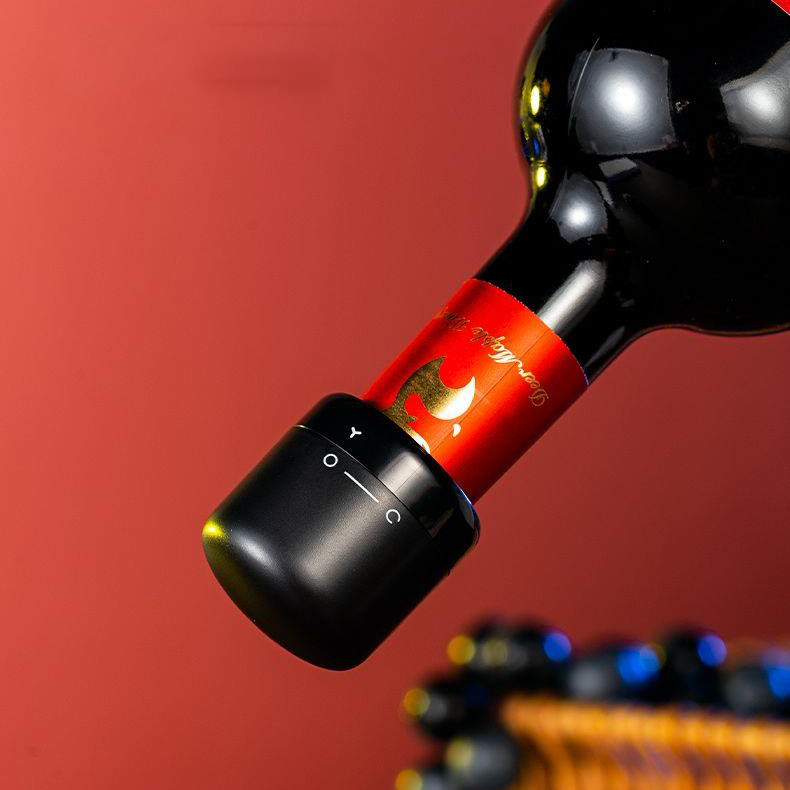 XIAOMI Dop pentru capac pentru sticla de vin roșu cu vid, dopul pentru sticla de șampanie sigilat cu silicon