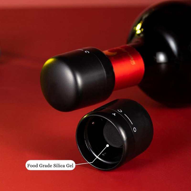 XIAOMI Dop pentru capac pentru sticla de vin roșu cu vid, dopul pentru sticla de șampanie sigilat cu silicon