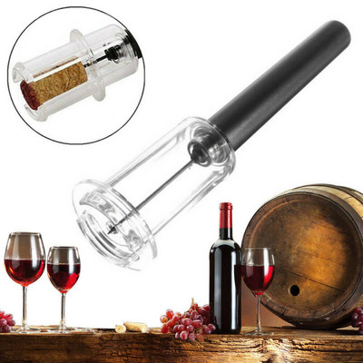 Deschizător de sticle de vin din oțel inoxidabil de bucătărie, 1 buc. Deschidetor de sticle de vin cu presiune de aer, tip știft, deschizător de vin roșu, deschizător de tirbușon pentru petrecere