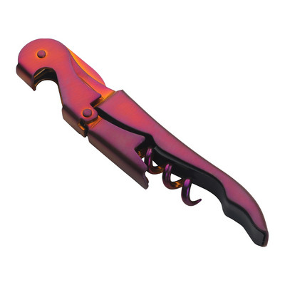 Отварачка за бутилки за многократна употреба Позлатен тирбушон Сервитьори с двойни панти Отварачка за бутилки за вино Ключ за домашен офис Кухненски консумативи