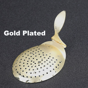 Mâner îndoit Julep Strainer Bar Filter pentru Cocktail Drink Barman Tool