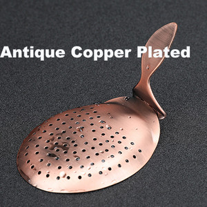 Mâner îndoit Julep Strainer Bar Filter pentru Cocktail Drink Barman Tool