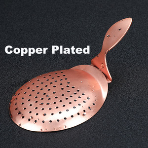 Mâner îndoit Julep Strainer Bar Filter pentru Cocktail Drink Barman Tool