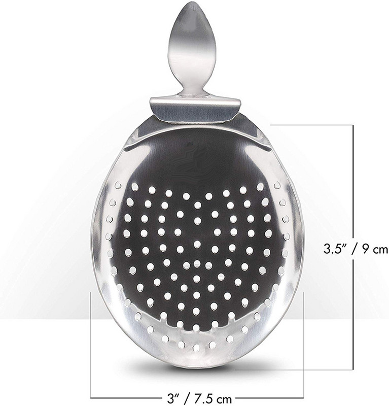 Mâner îndoit Julep Strainer Bar Filter pentru Cocktail Drink Barman Tool