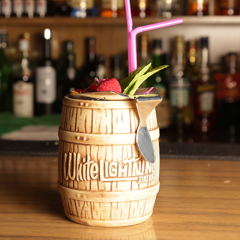 Mâner îndoit Julep Strainer Bar Filter pentru Cocktail Drink Barman Tool