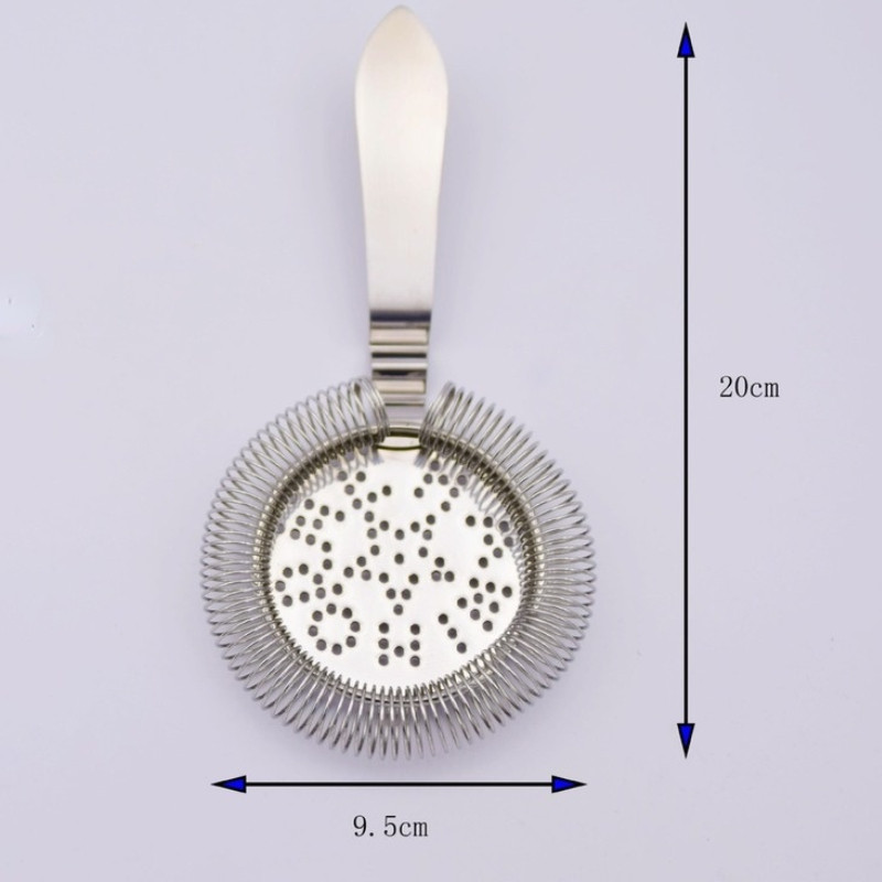 Agitator de cocktail Martini din oțel inoxidabil Accesorii pentru bar Unelte pentru barman Mâner îndoit dublu Filtru de bar pentru gheață de vin