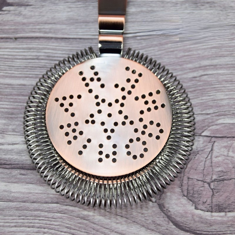 Agitator de cocktail Martini din oțel inoxidabil Accesorii pentru bar Unelte pentru barman Mâner îndoit dublu Filtru de bar pentru gheață de vin