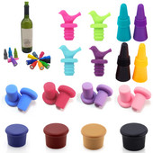 1/6 бр. Силиконова капачка за бутилка бира Повторно използване Практична цветна без течове за вино Бутилка за бира Напитка Новост Уплътнител Капак за тапа