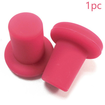 1/6 бр. Силиконова капачка за бутилка бира Повторно използване Практична цветна без течове за вино Бутилка за бира Напитка Новост Уплътнител Капак за тапа